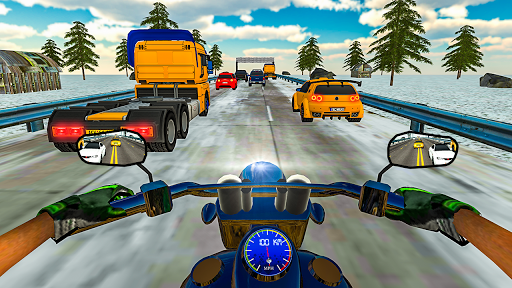 Bike Racing bike game ۳d- Bike Traffic Racing, - عکس بازی موبایلی اندروید