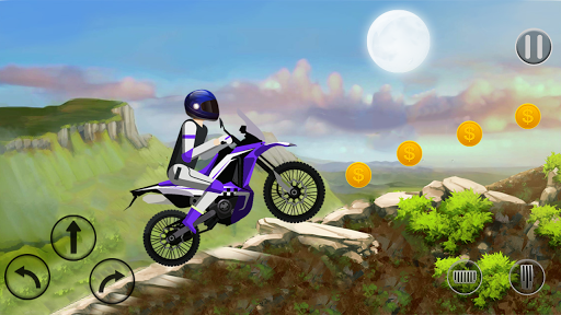 Dirt Bike Stunt Race Free 2D Adventure - عکس بازی موبایلی اندروید