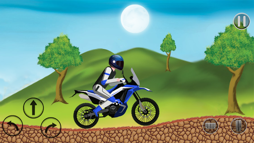 Dirt Bike Stunt Race Free 2D Adventure - عکس بازی موبایلی اندروید