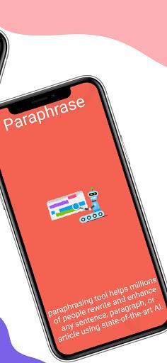 Summarizer and Paraphraser - عکس برنامه موبایلی اندروید