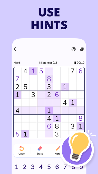 Sudoku - Classic Sudoku Game - Gameplay image of android game