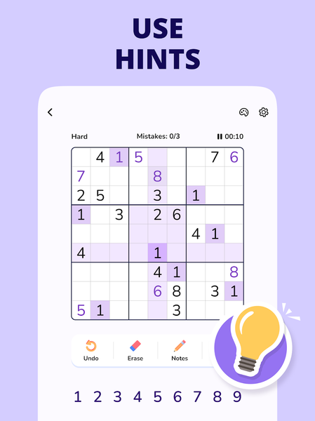 Sudoku - Classic Sudoku Game - Gameplay image of android game