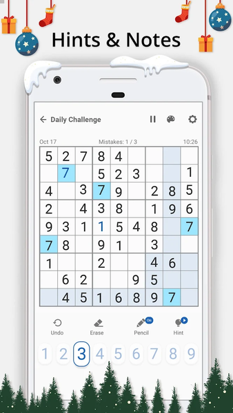 Sudoku Puzzles: Fun Math Game - عکس بازی موبایلی اندروید