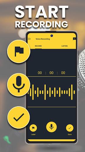 Background Audio Recorder - عکس برنامه موبایلی اندروید