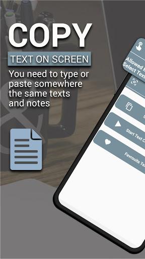 Copy Text on Screen - عکس برنامه موبایلی اندروید