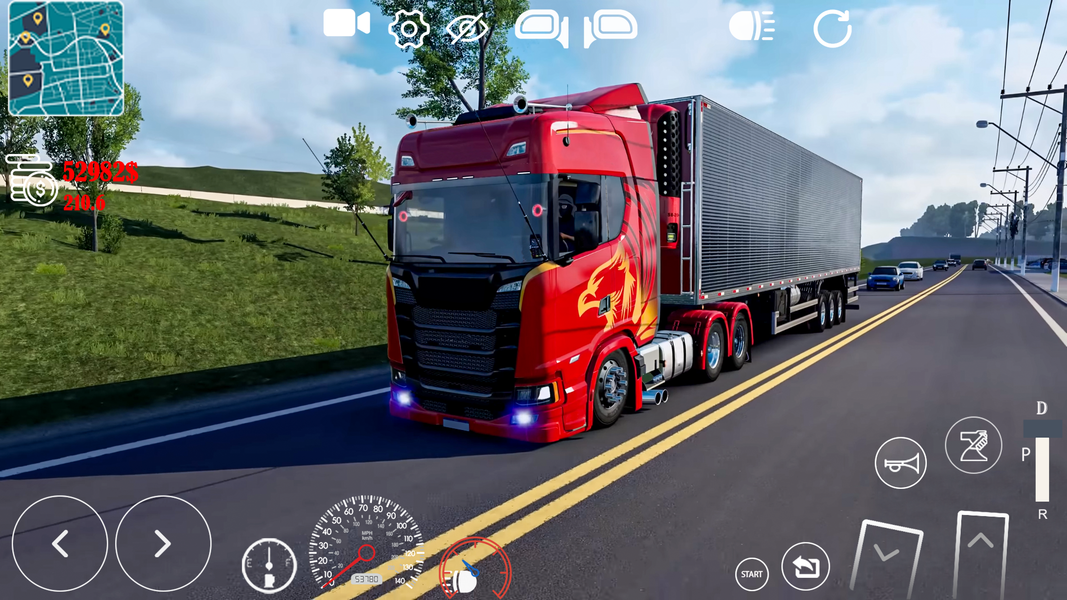 World Cargo Truck Simulator ۳d - عکس بازی موبایلی اندروید