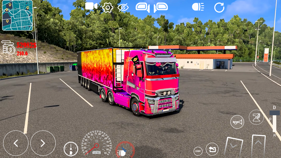 World Cargo Truck Simulator 3d - Gameplay image of android game