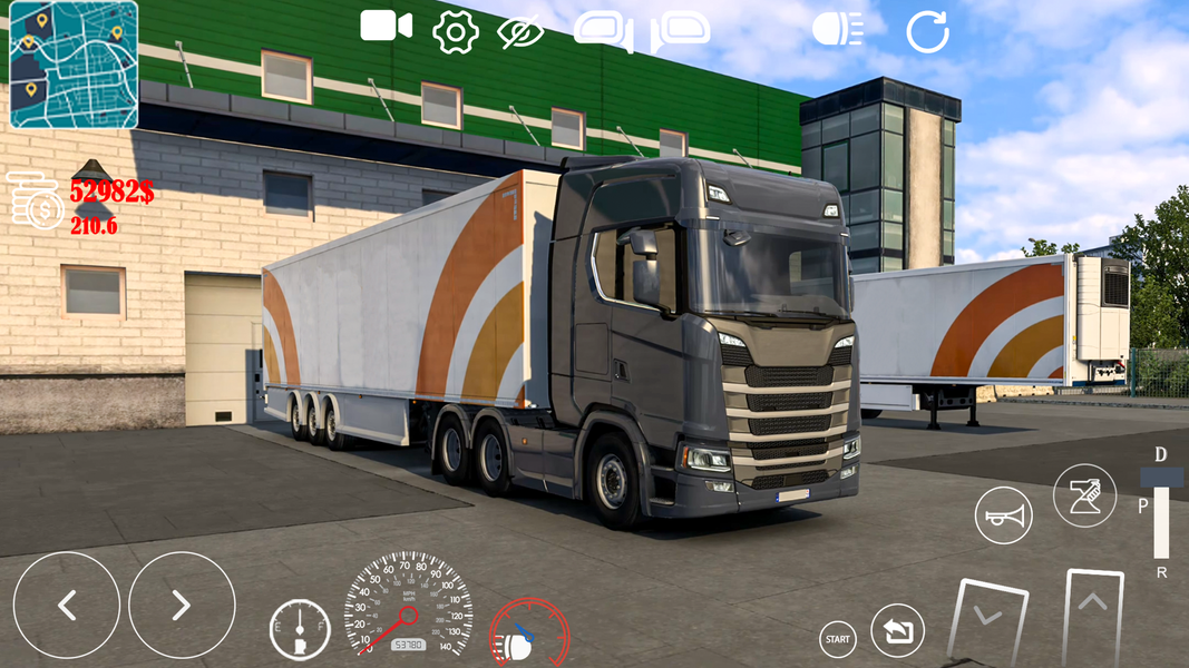 World Cargo Truck Simulator 3d - Gameplay image of android game