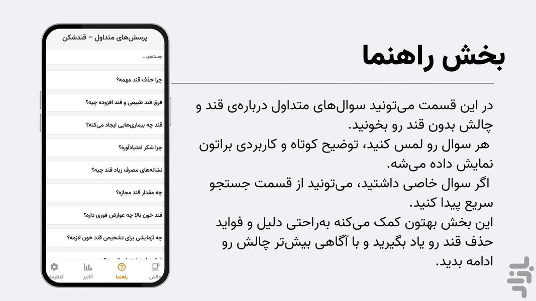 GhandShekan; 21-Day Sugar Free Chall - Image screenshot of android app