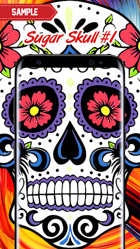 Sugar Skull Wallpaper - Image screenshot of android app