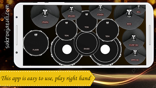 Simple Real Drum - Gameplay image of android game
