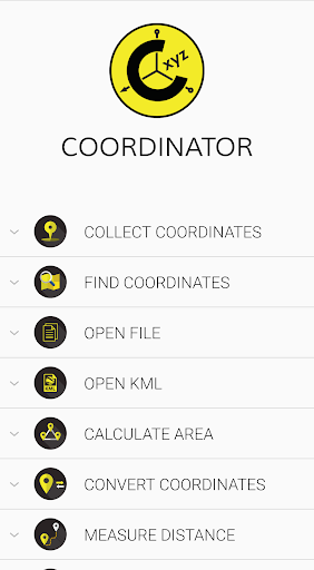 Coordinator-Collect Coordinate - Image screenshot of android app