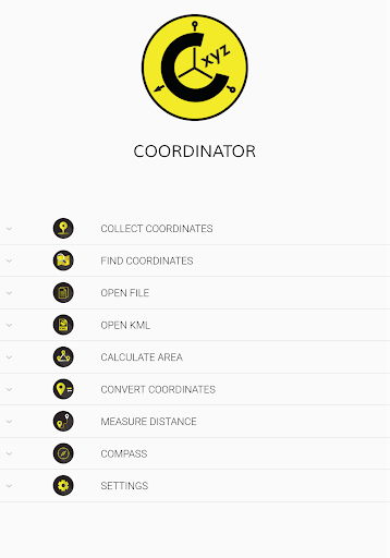 Coordinator-Collect Coordinate - Image screenshot of android app