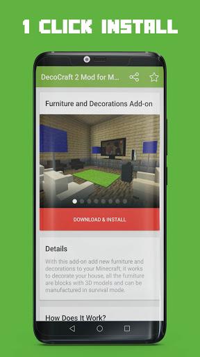 Furniture & Decorations Mod - Image screenshot of android app