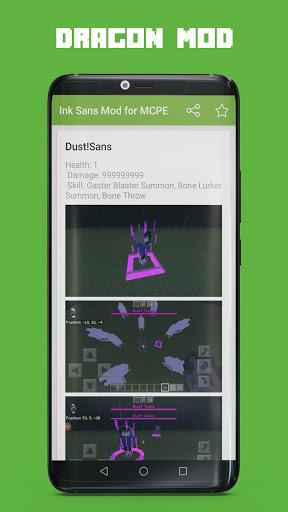 Ink Sans Mod for MCPE - Image screenshot of android app