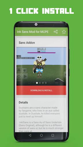 Ink Sans Mod for MCPE - Image screenshot of android app