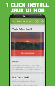 Java Ui Texture Mod Minecraft APK for Android Download
