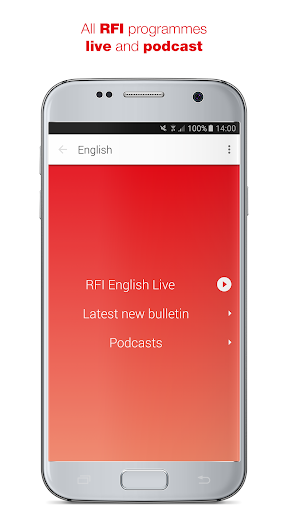 RFI Pure Radio - Podcasts - Image screenshot of android app