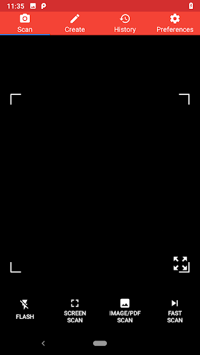 QR code reader - Image screenshot of android app