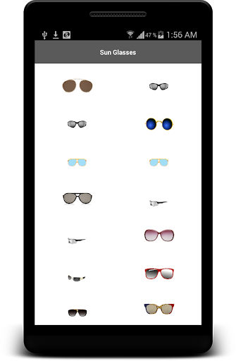 Sunglasses App Photo Editor - Image screenshot of android app