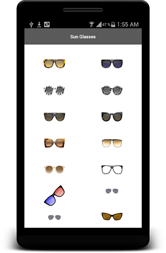 Sunglasses App Photo Editor - Image screenshot of android app