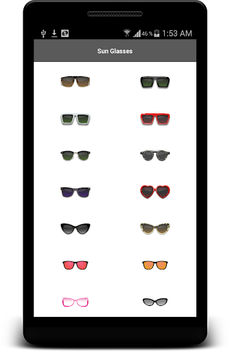 Sunglasses App Photo Editor - Image screenshot of android app