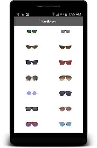 Sunglasses App Photo Editor - Image screenshot of android app
