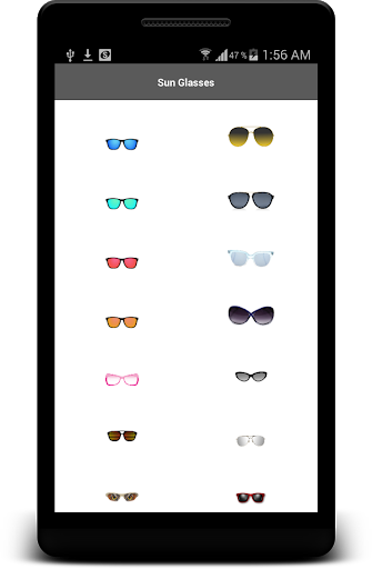 Sunglasses App Photo Editor - Image screenshot of android app
