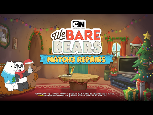 We Bare Bears Match3 Repairs - Gameplay image of android game