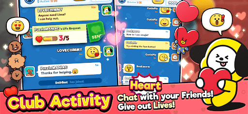 BT21 POP STAR - Gameplay image of android game