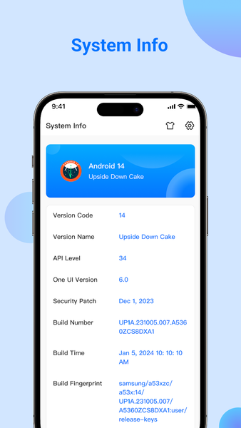 Device Info: System & CPU Info - Image screenshot of android app