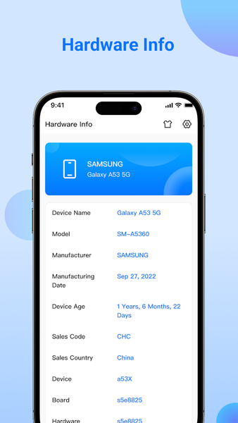 Device Info: System & CPU Info - Image screenshot of android app