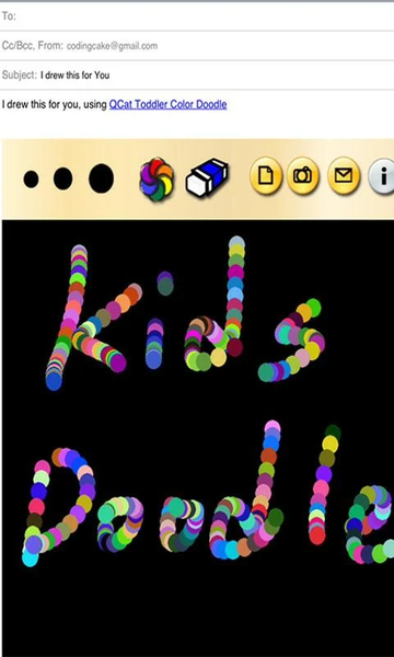 QCat - Toddler Color Doodle - Gameplay image of android game