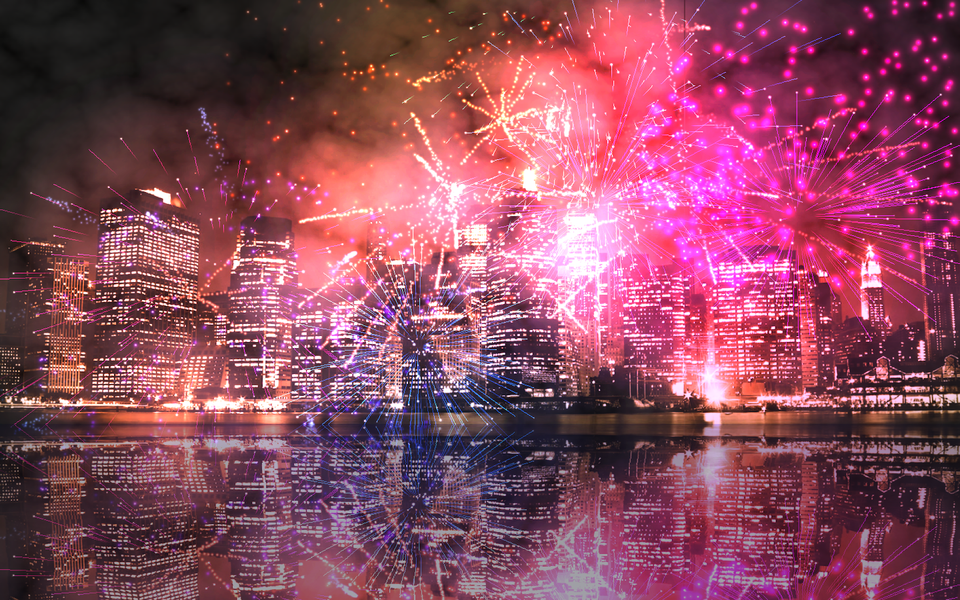 Fireworks Plus Live Wallpaper - Image screenshot of android app