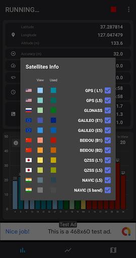 GPS Status & Track - Image screenshot of android app