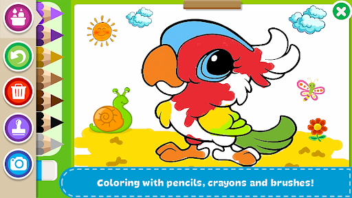 Coloring Book - Kids Paint - Gameplay image of android game
