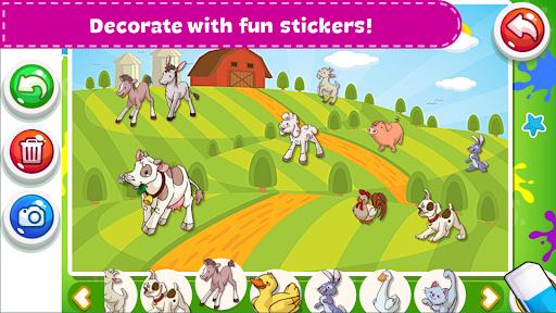 Coloring Book - Kids Paint - Gameplay image of android game