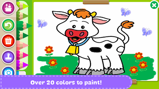 Paint and Learn Animals - عکس برنامه موبایلی اندروید