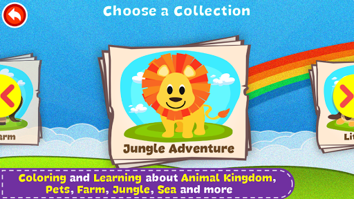 Paint and Learn Animals - Image screenshot of android app