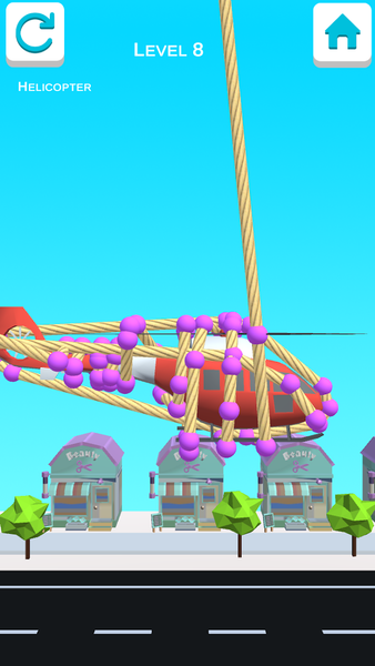 Amaze Rope - Rope Unroll - Gameplay image of android game