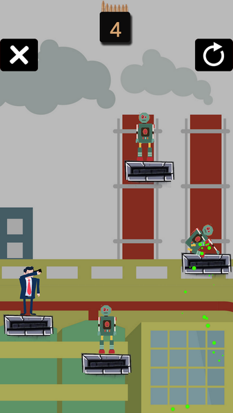 Man Vs Robot Adventure - Gameplay image of android game
