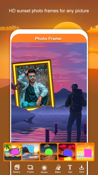 Sunset Photo Editor - عکس برنامه موبایلی اندروید