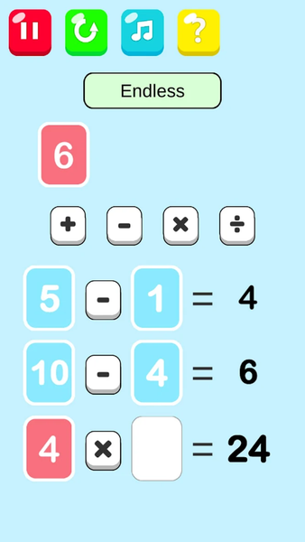 Synthesis ۲۴-Arithmetic Game - عکس بازی موبایلی اندروید