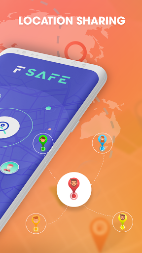 FSafe - Find My Friends, Family & GPS Tracker - عکس برنامه موبایلی اندروید