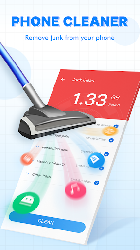 Powerful Phone Cleaner - Clean - عکس برنامه موبایلی اندروید