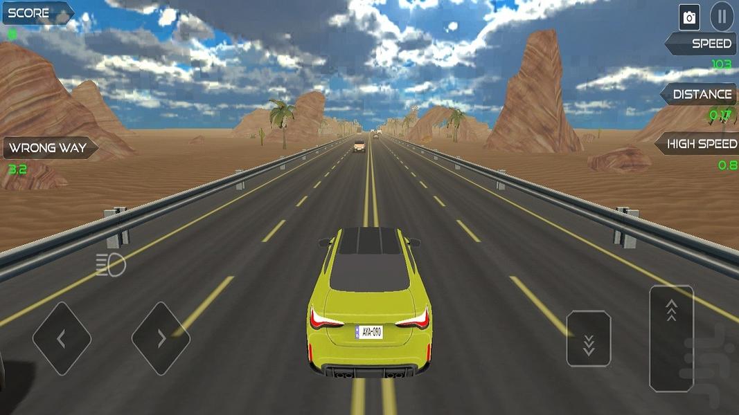Super Car Racing - Gameplay image of android game