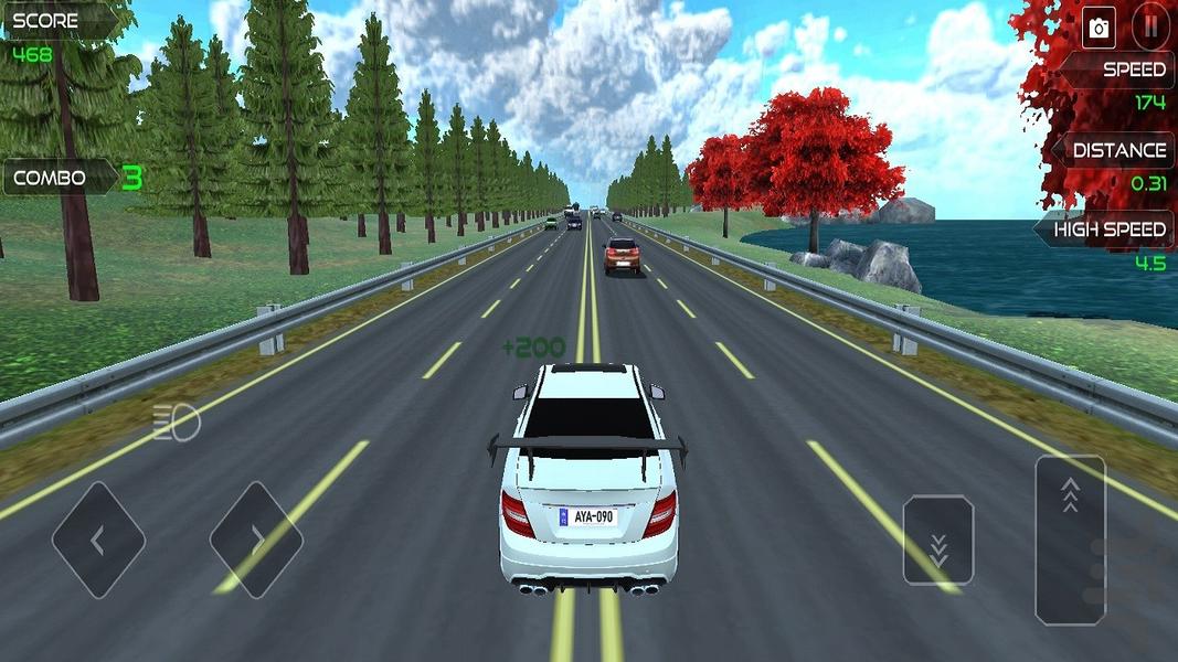 Super Car Racing - Gameplay image of android game