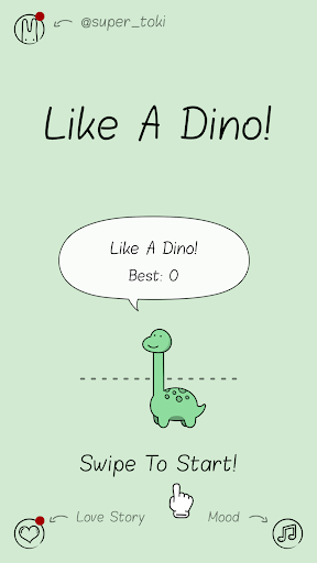 Like A Dino! - عکس بازی موبایلی اندروید