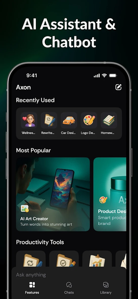 AI Chatbot Assistant - Axon AI - عکس برنامه موبایلی اندروید