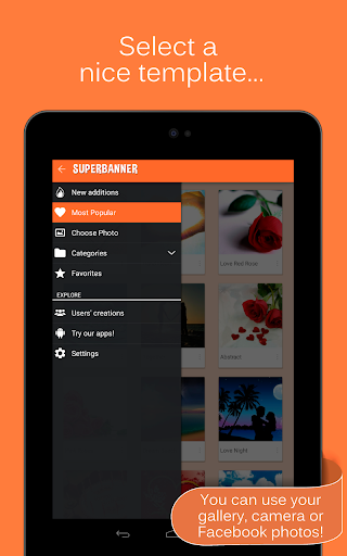 SuperBanner - Text Banners - Image screenshot of android app
